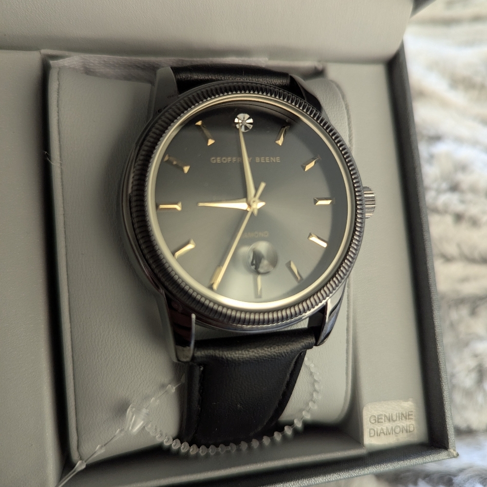Geoffrey Beene Leather WATCHES... NEW - Picture 9 of 15